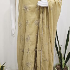 crushed mul cotton suit