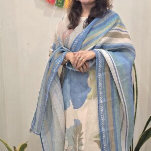 jute linen suit