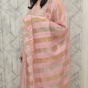 shimmer georgette suit