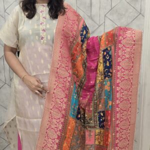 shimmer banarsi suit