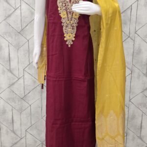 pure muslin cotton suit