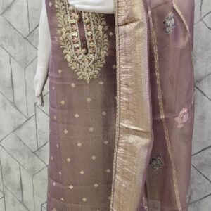 pure shimmer georgette suit